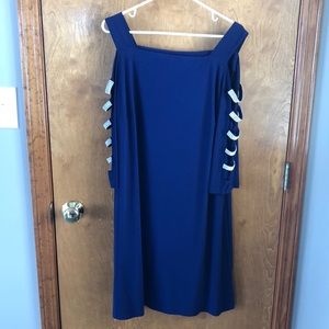 Roz & Ali royal blue dress.